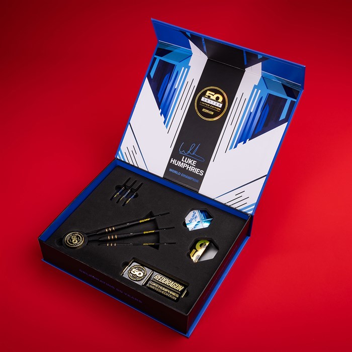 Luke Humphries - 50 Years Player Edition 90% NT steeltip dartpile - 22 gram