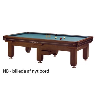 1/1 match SS på 6 ben keglebillard - BRUGT