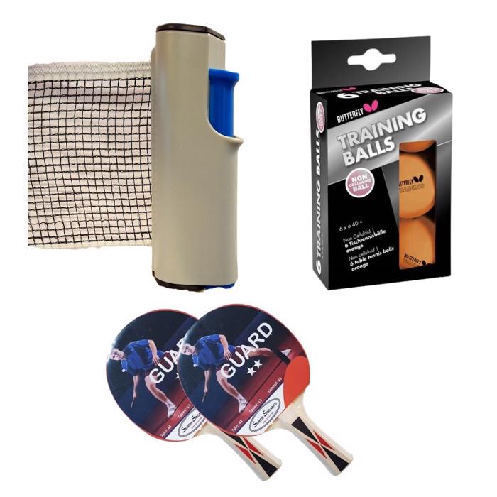 Spisebord valuepack - Flex-net, 2 bats & 6 bolde