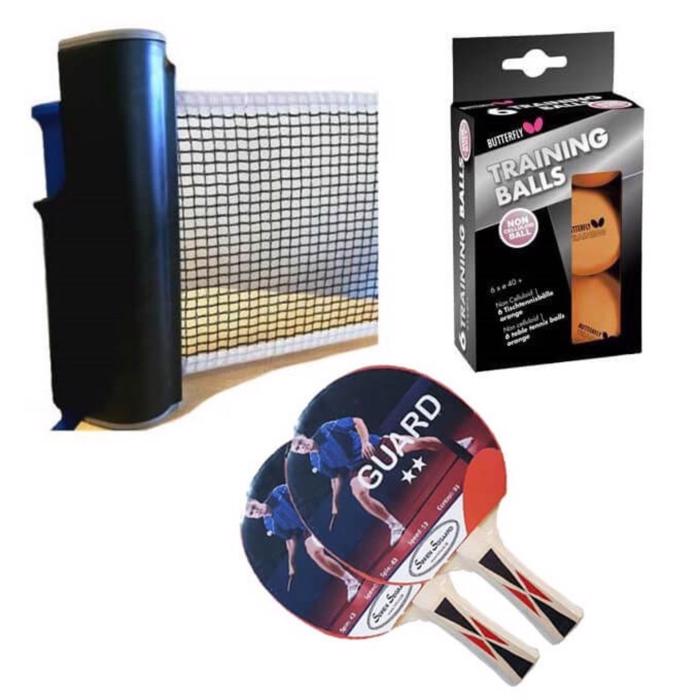 Spisebord valuepack - Flex-net, 2 bats & 6 bolde