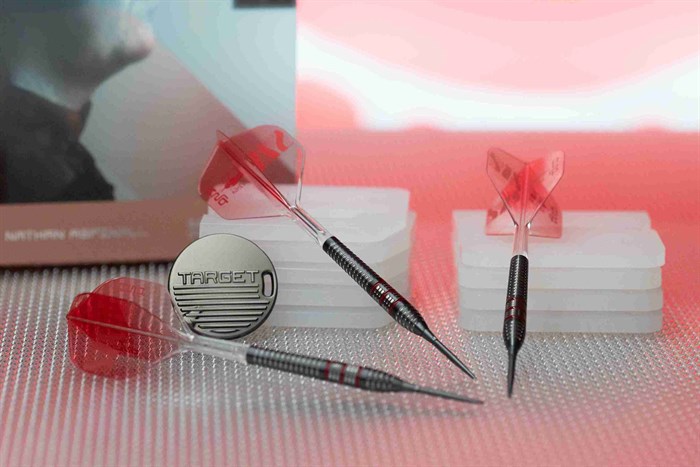 Nathan Aspinall 95K 95% SP, steeltip dartpile fra Target