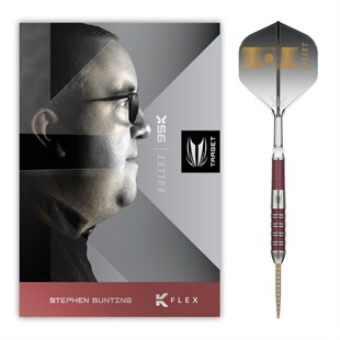 Stephen Bunting 95K 95% SP, steeltip dartpile fra Target