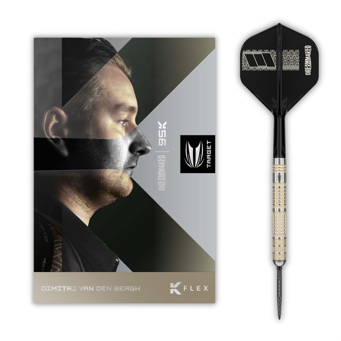 DIMITRI VAN DEN BERGH 95K, steeltip dartpile fra Target