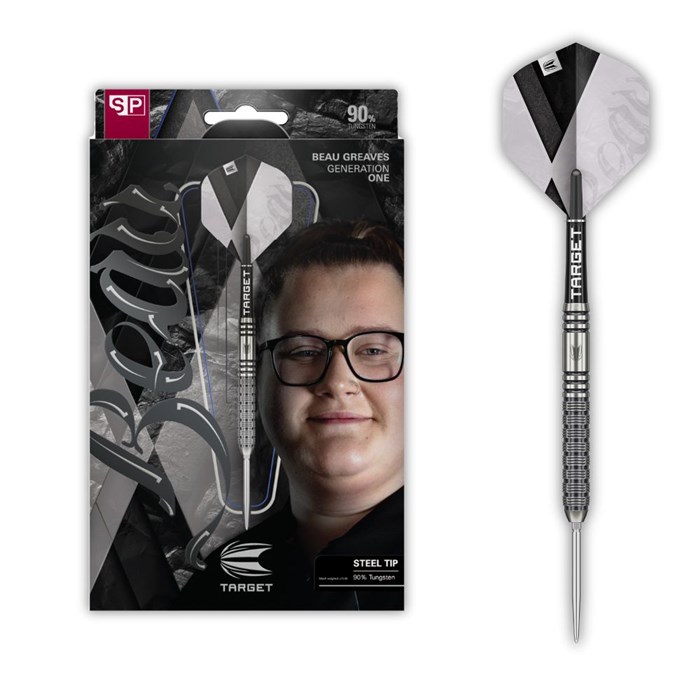 BEAU GREAVES G1 90% NT steeltip dartpile fra Target