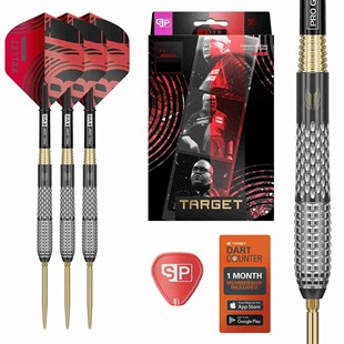 STEPHEN BUNTING G5 VOID 95% SP, steeltip dartpile fra Target