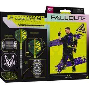 LUKE LITTLER FALLOUT 90% SP steeltip dartpile fra Target