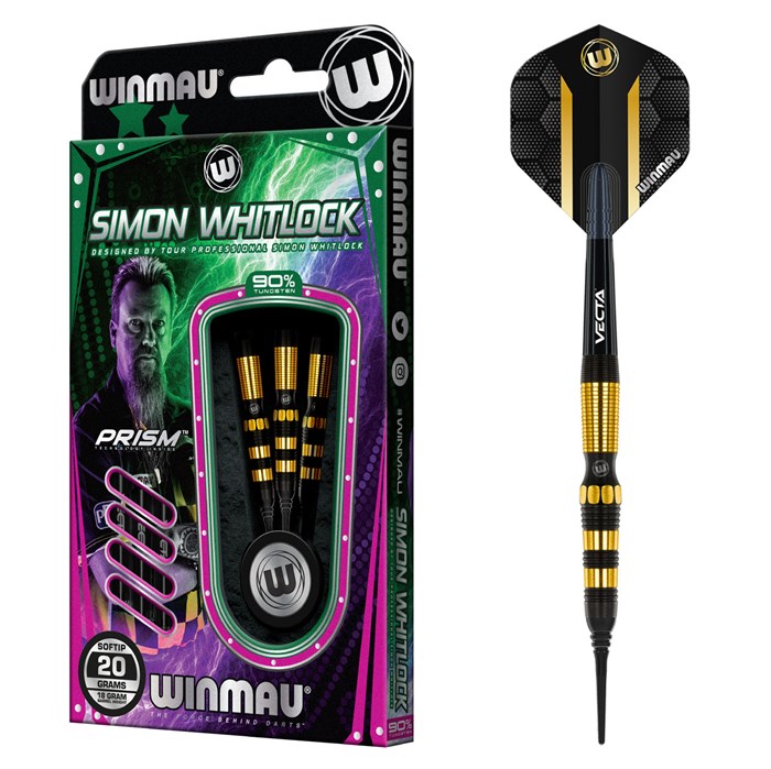 Simon Whitlock Onyx Softip  90% NT 20 gram fra Winmau