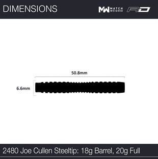 Joe Cullen Rockstar series 1.0 Softip  90% NT 20 gram fra Winmau