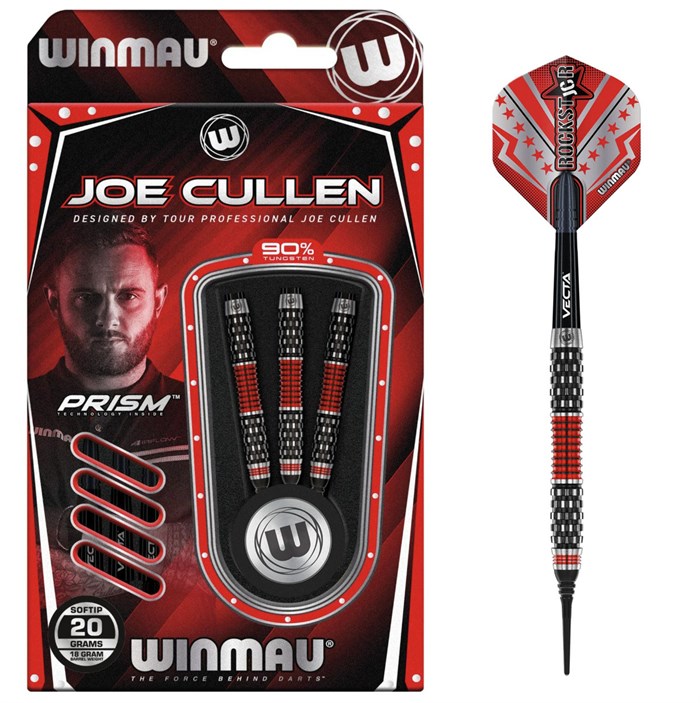 Joe Cullen Rockstar series 1.0 Softip  90% NT 20 gram fra Winmau