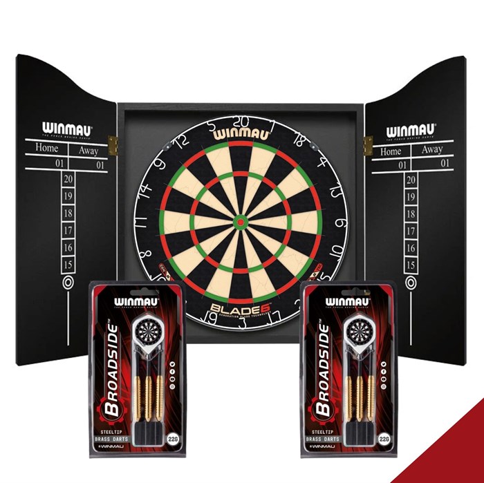 Blade 6 Homesæt Plus - dartskab, blade 6 og pile