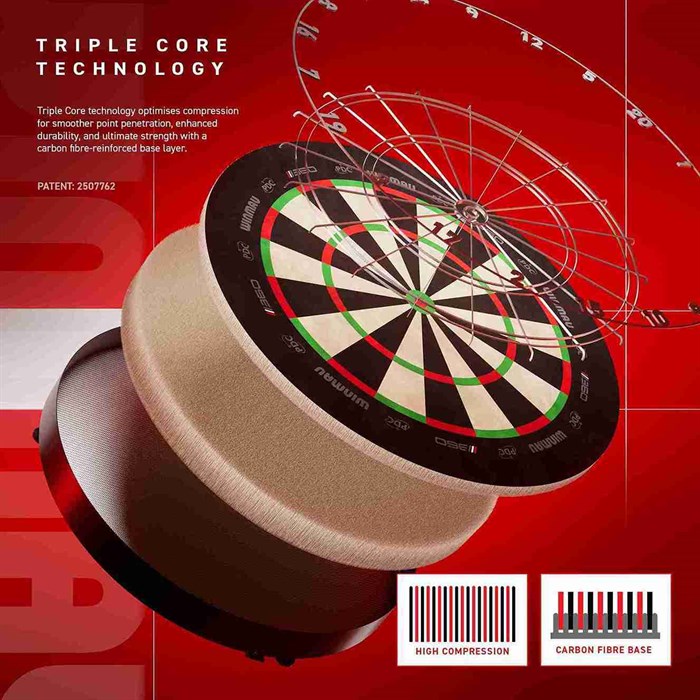 Blade 360 Triple Core dartskive fra Winmau