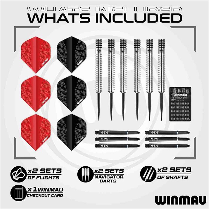 Winmau Blade 360 Surround sæt - Blade 360 skive, surround & 2 sæt NT-pile