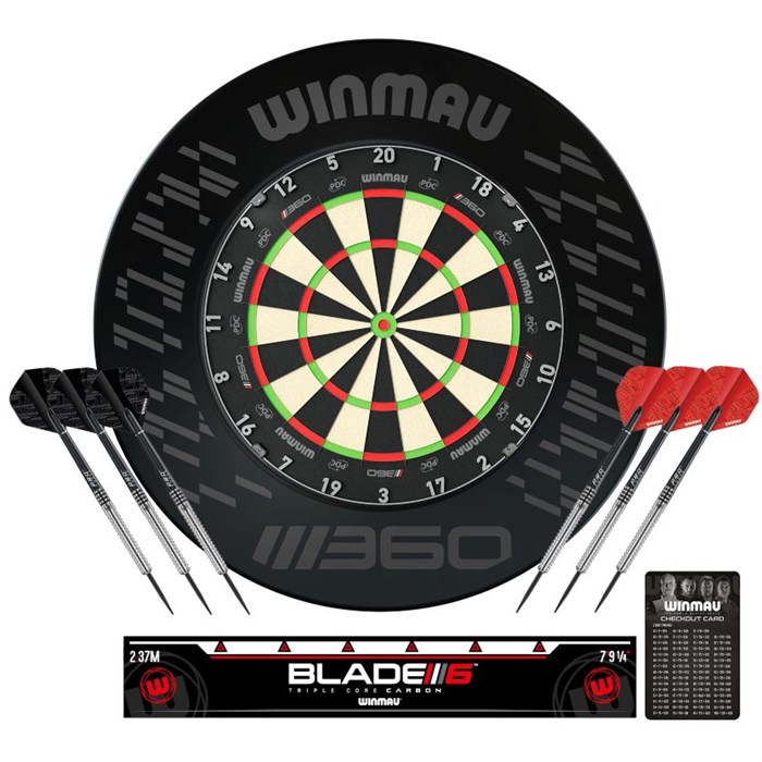 Winmau Blade 360 Surround sæt - Blade 360 skive, surround & 2 sæt NT-pile