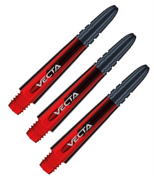 Vecta sort/rød shafts fra Winmau
