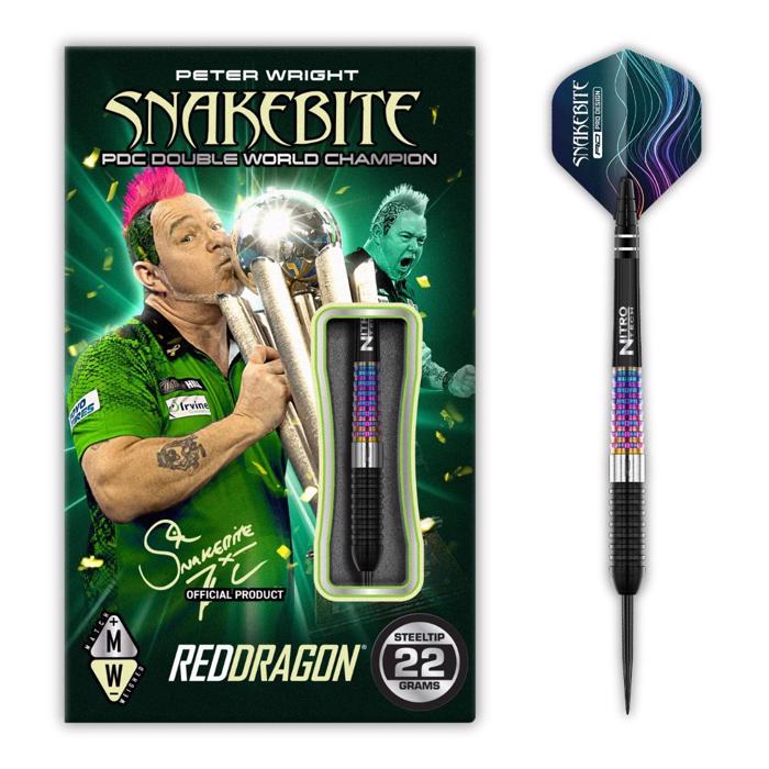 Peter Wright CORRA 90% NT dartpile fra Red Dragon