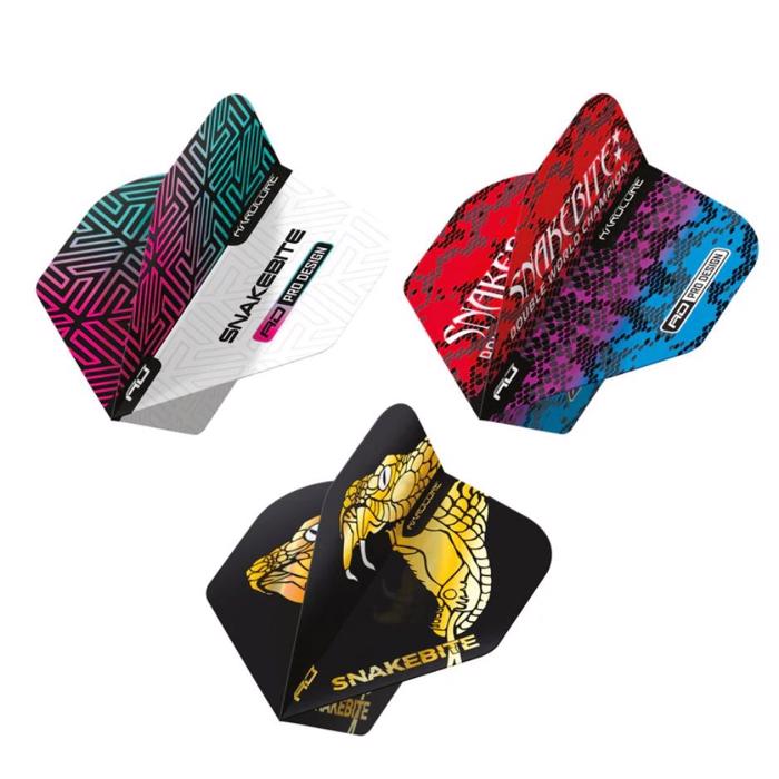 Hardcore Wright Snakebite Multi-Pack flights fra Red Dragon - 3 sæt 