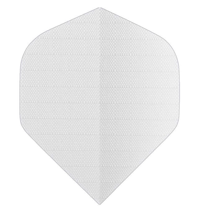 Designa standard dart flights no2 med stof rib i hvid