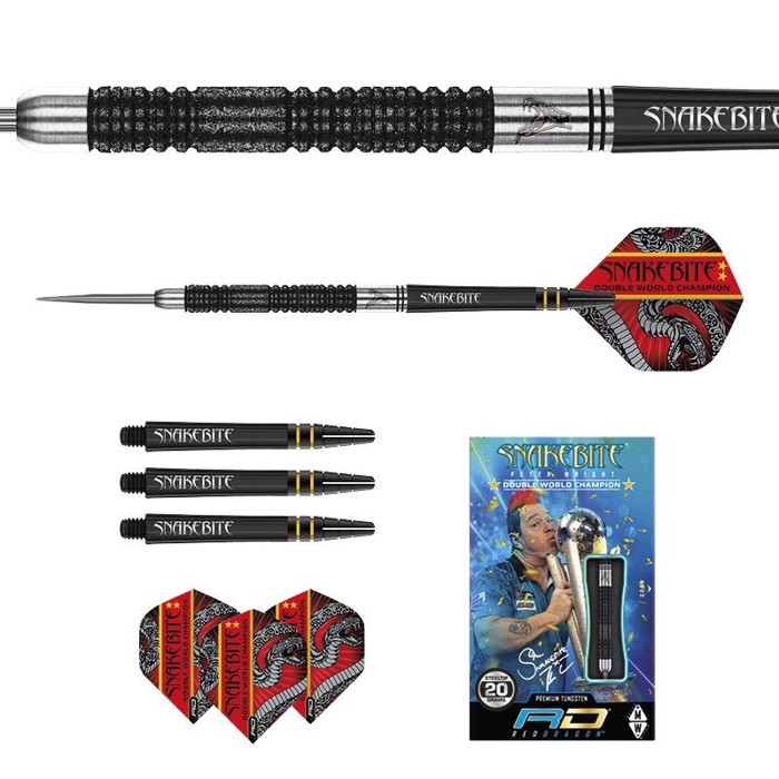 Peter Wright Double WC Special Editon 85% NT steeltip dartpile 