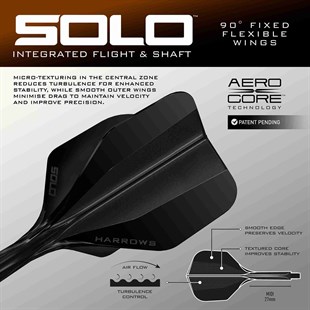 Wolfram Trinity 97% NT steeltip dartpile fra Harrows 