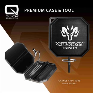 Wolfram Trinity 97% NT steeltip dartpile fra Harrows 