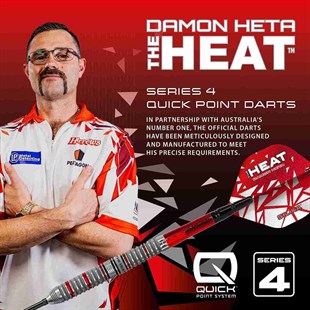 Damon Heta 90% NT Series 4 steeltip dartpile fra Harrows