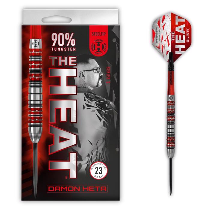 Damon Heta S3 90% NT steeltip dartpile fra Harrows