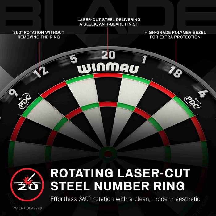 Winmau Blade X Pro Core - Official PDC dartskive fra Winmau